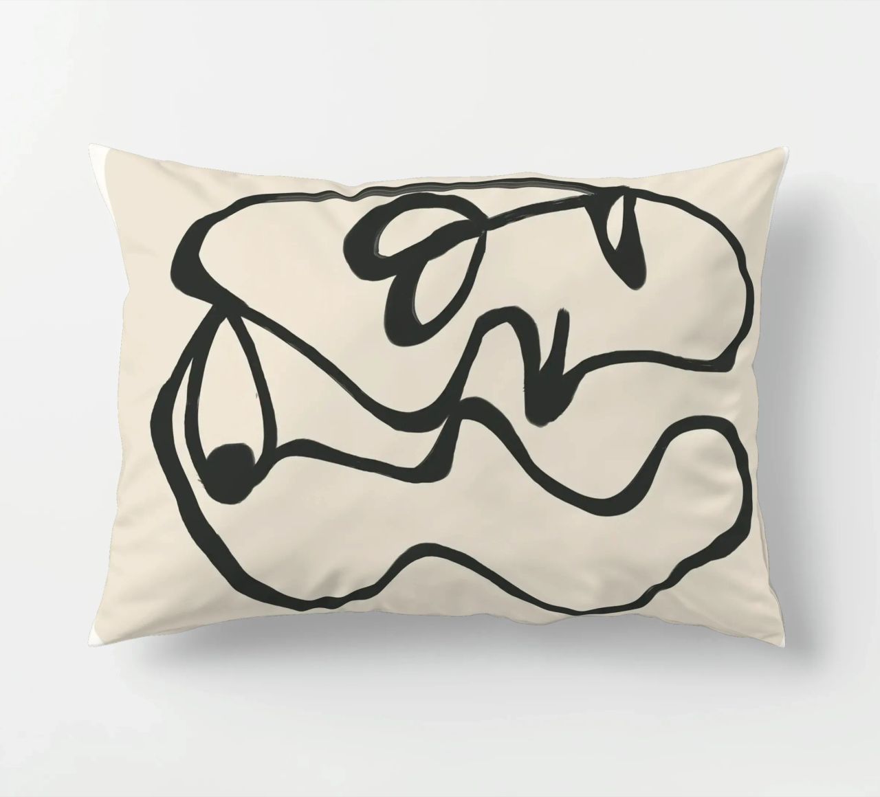 Minimal Abstract Art 5 cuscino da Nadjaa
