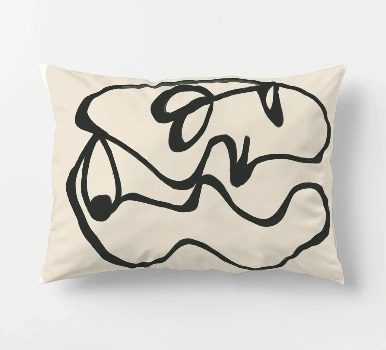 Minimal Abstract Art 5 Kissen von Nadjaa