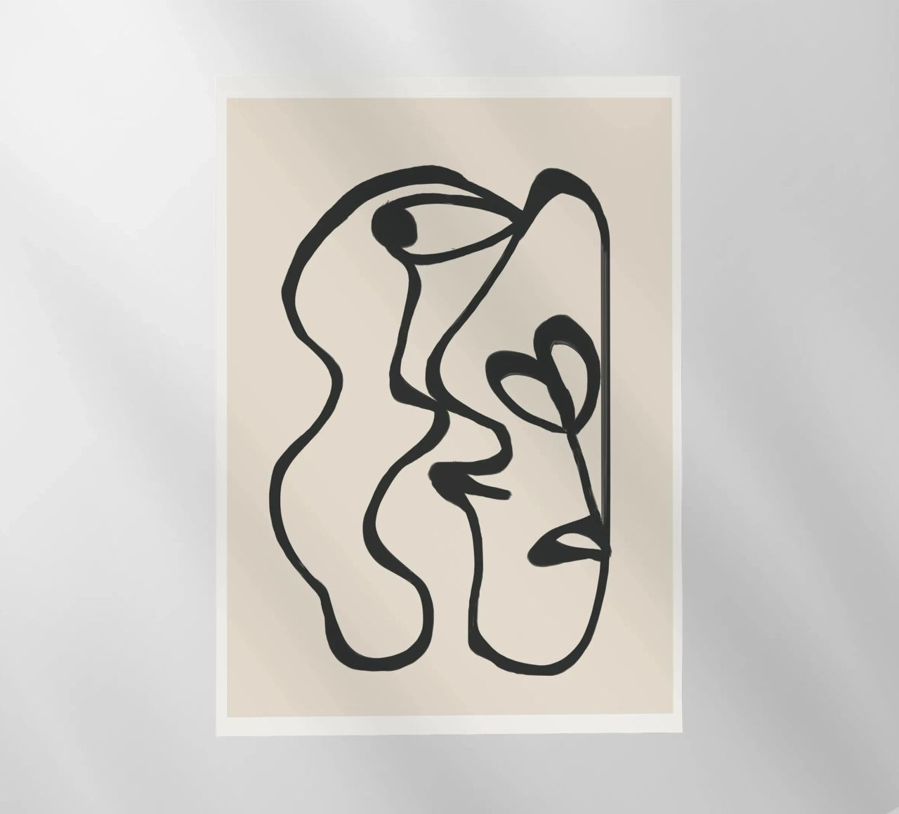 Minimal Abstract Art 5 pellicola backlit da Nadjaa