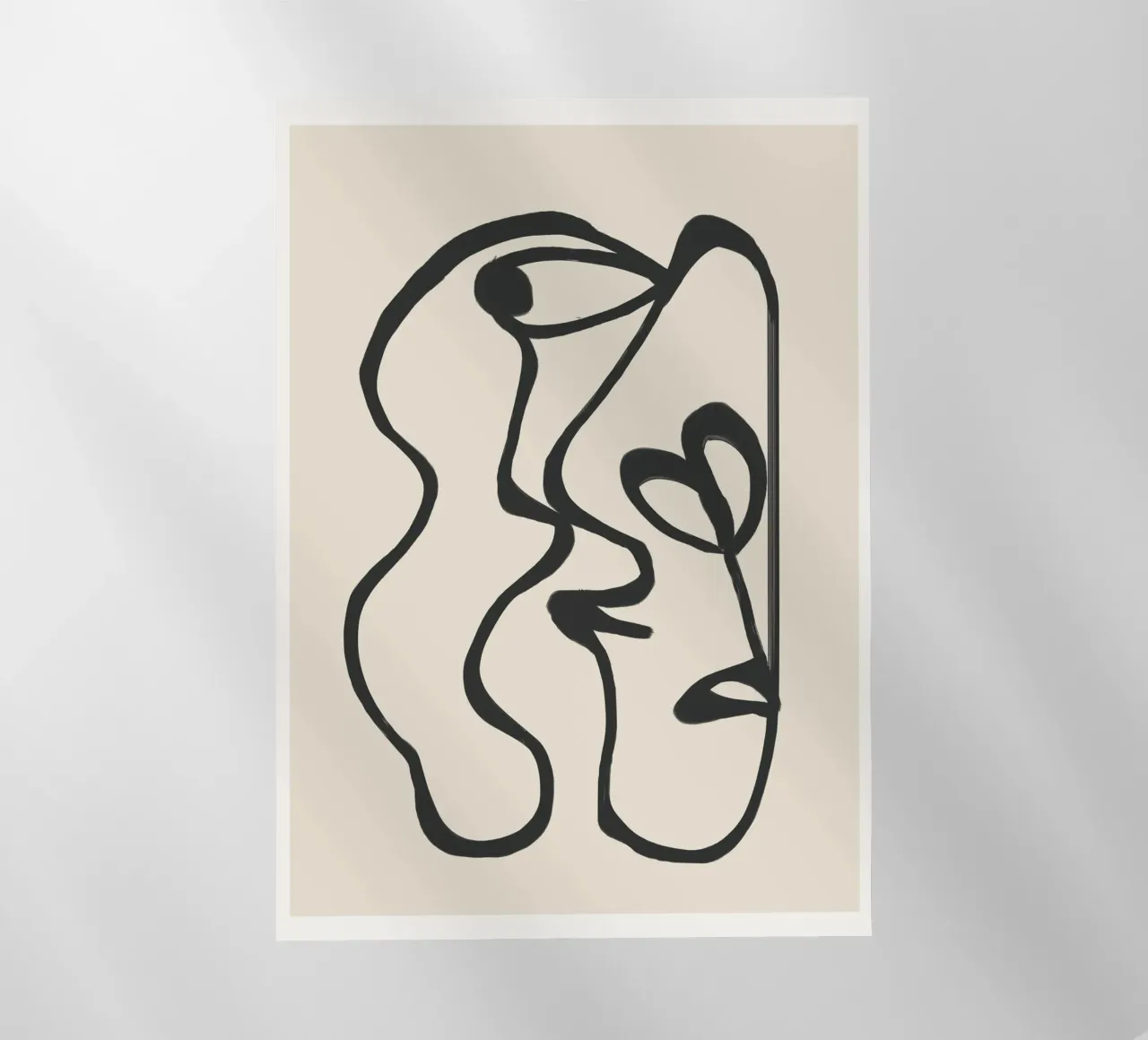 Minimal Abstract Art 5 pellicola backlit da Nadjaa