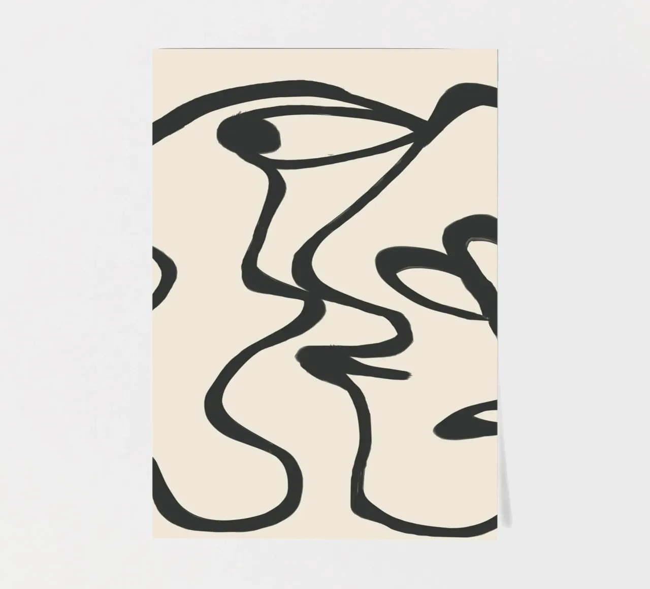 Minimal Abstract Art 5 foglio adesivo da Nadjaa