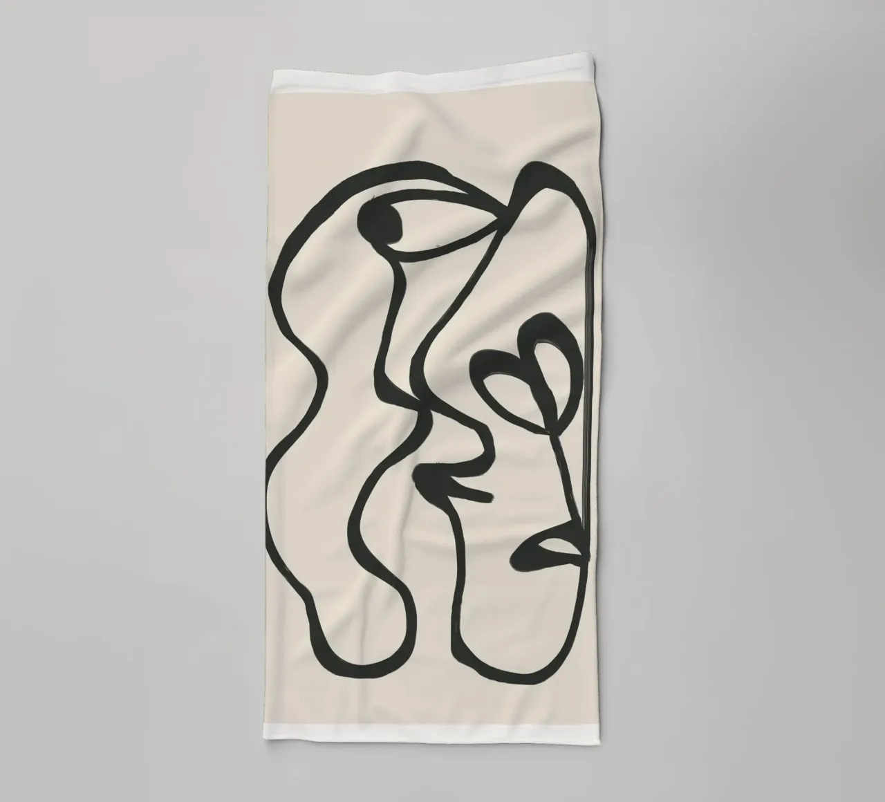 Minimal Abstract Art 5 asciugamano da bagno da Nadjaa