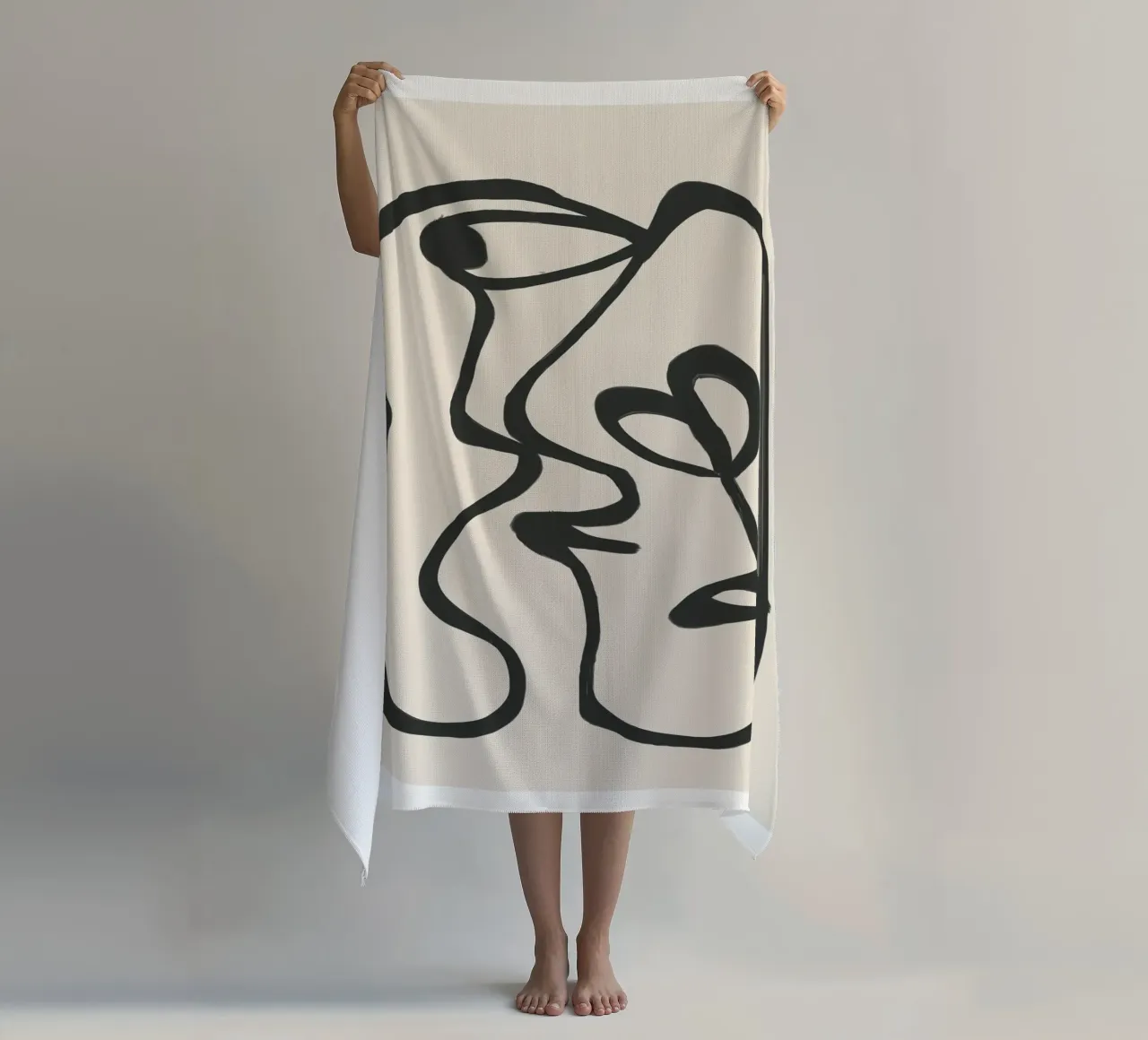 Minimal Abstract Art 5 telo mare da Nadjaa