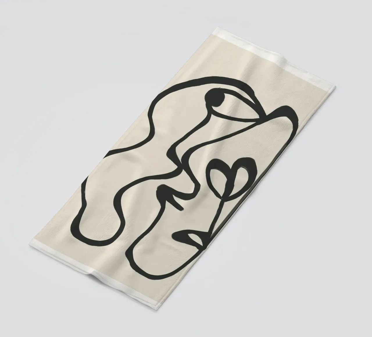 Minimal Abstract Art 5 telo mare da Nadjaa