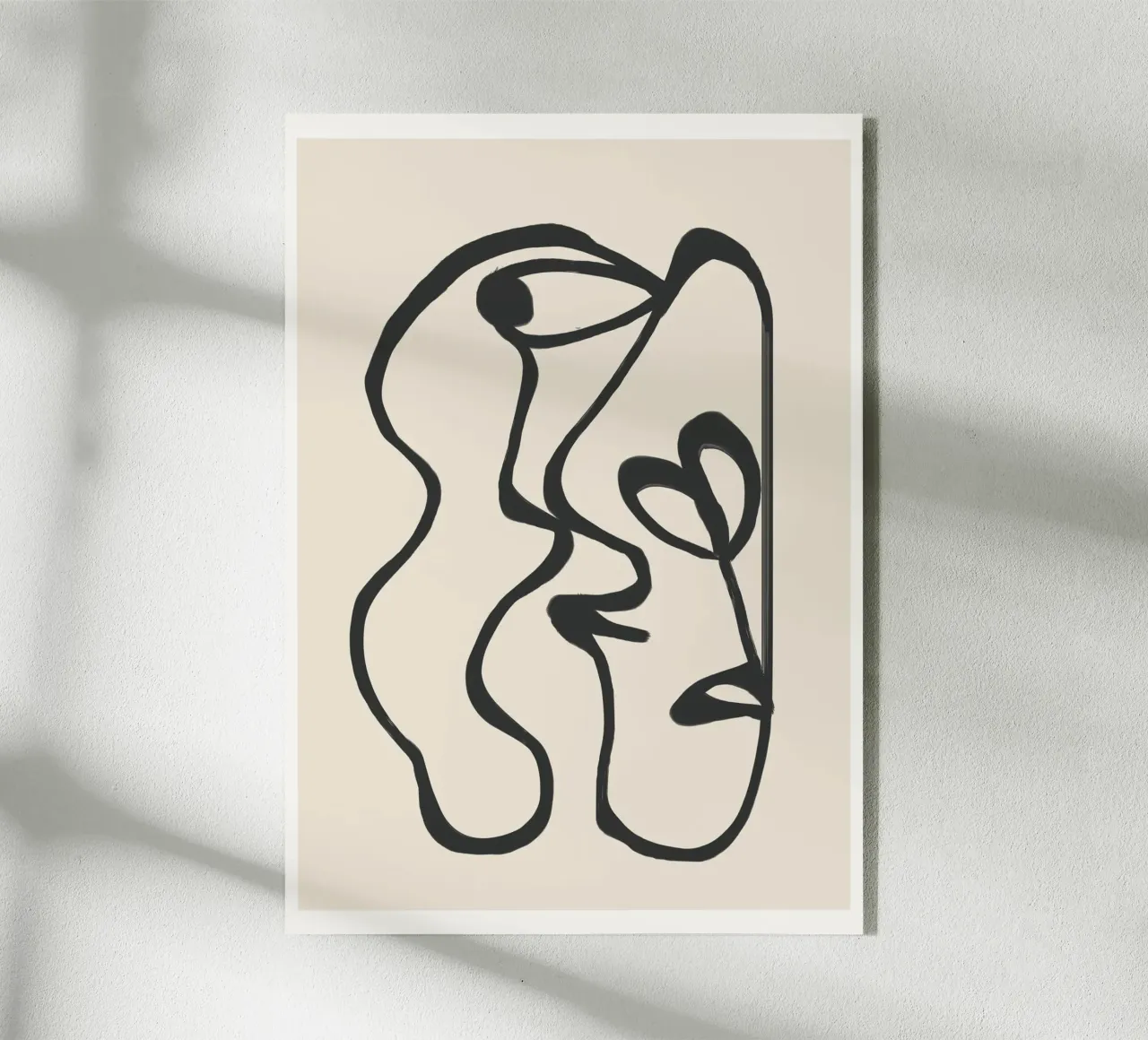 Minimal Abstract Art 5 acrylic glass by Nadjaa