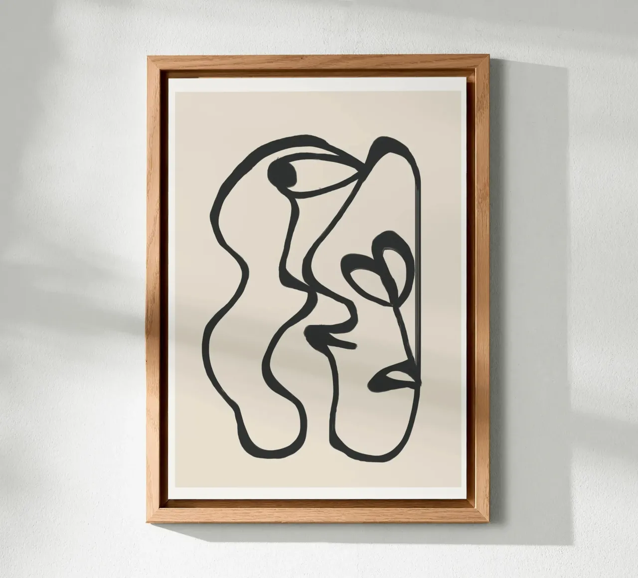 Minimal Abstract Art 5 Alu-Dibond von Nadjaa