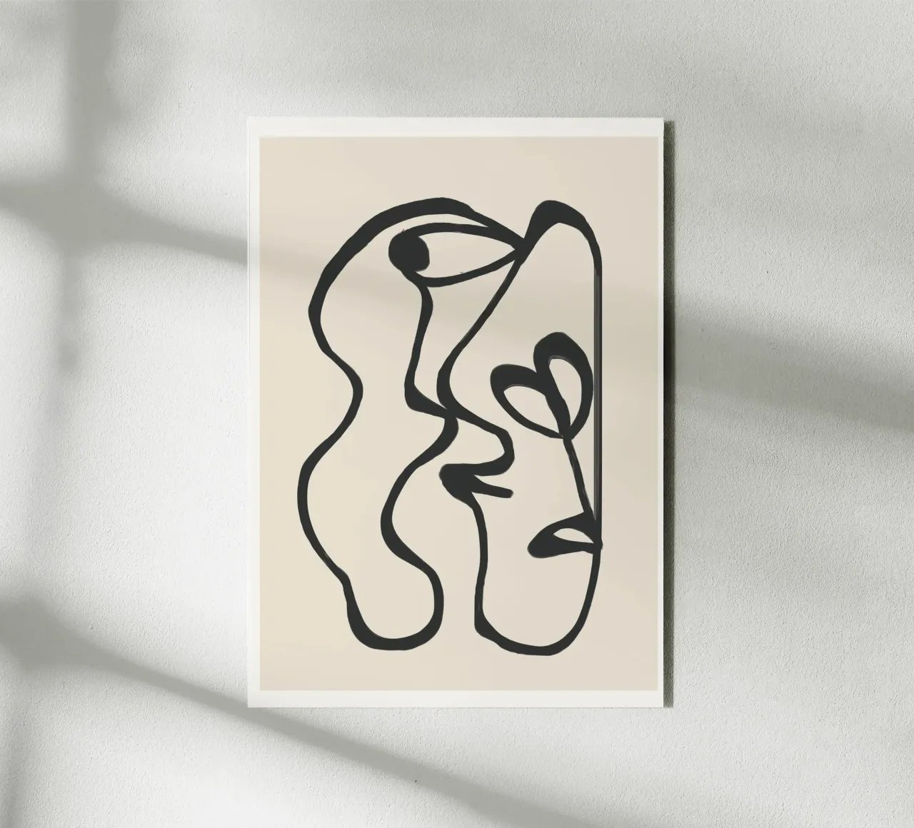 Minimal Abstract Art 5 Alu-Dibond von Nadjaa