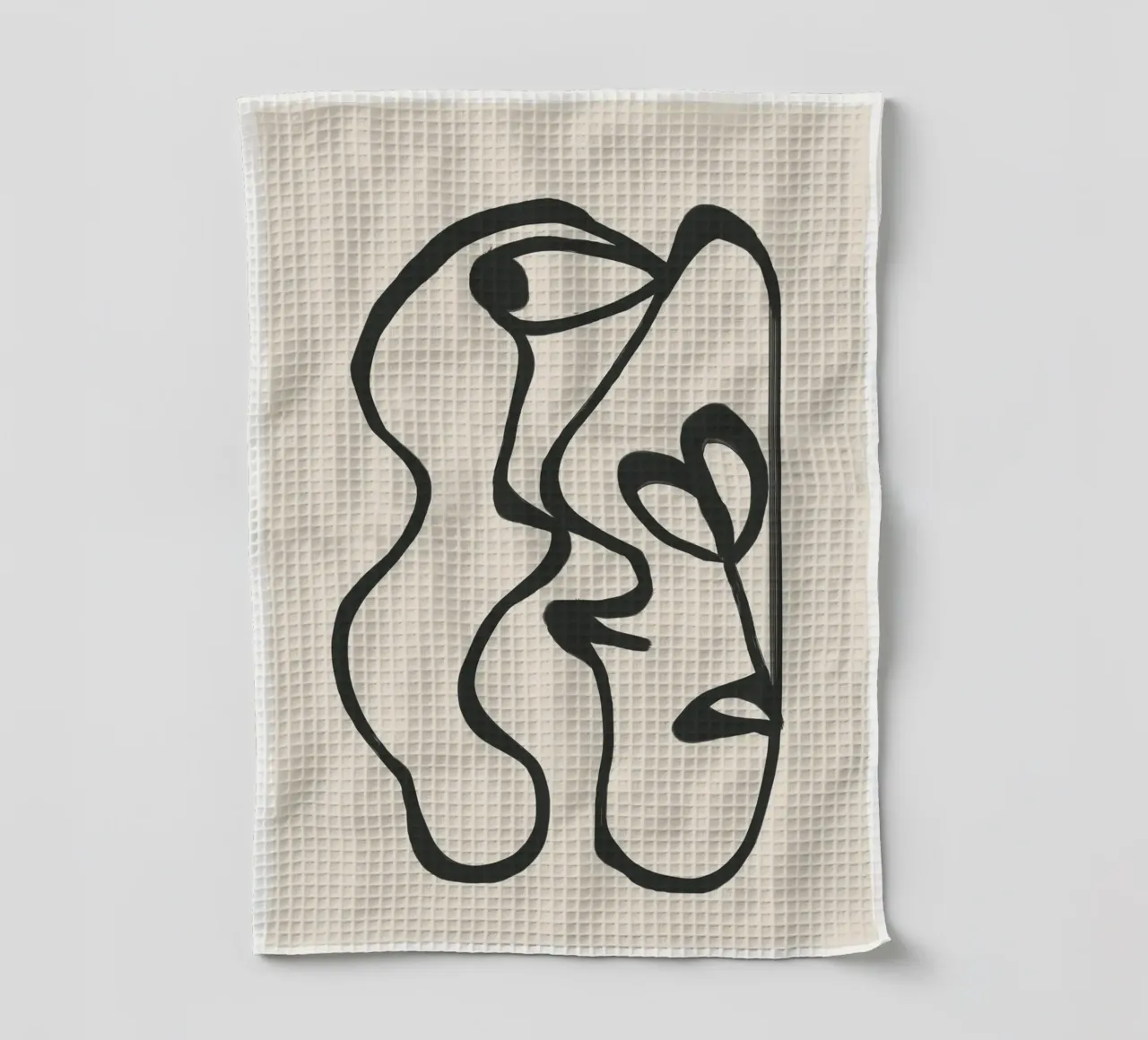 Minimal Abstract Art 5 torchon de Nadjaa
