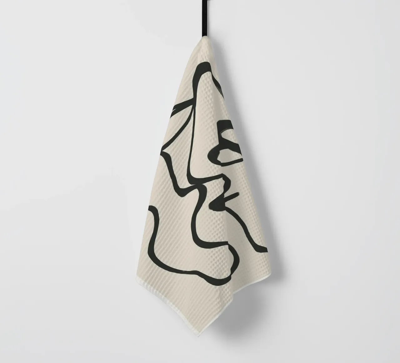 Minimal Abstract Art 5 torchon de Nadjaa