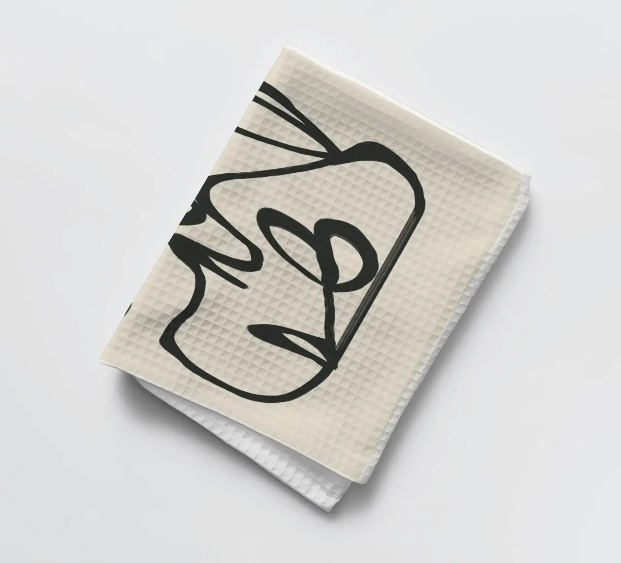 Minimal Abstract Art 5 torchon de Nadjaa