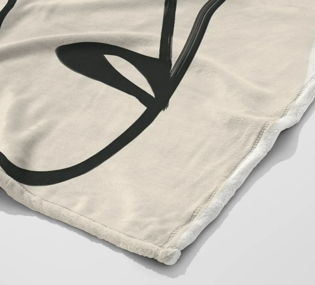 Minimal Abstract Art 5 coperta in pile da Nadjaa