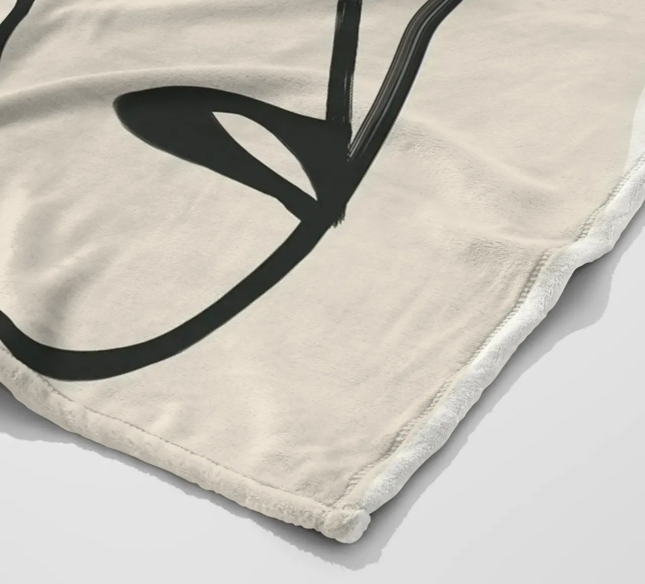 Minimal Abstract Art 5 coperta in pile da Nadjaa