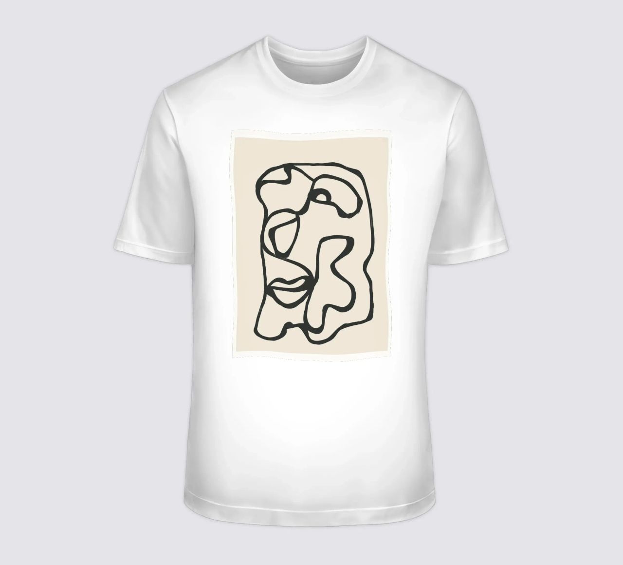Minimal Abstract Art 7 t-shirt da Nadjaa
