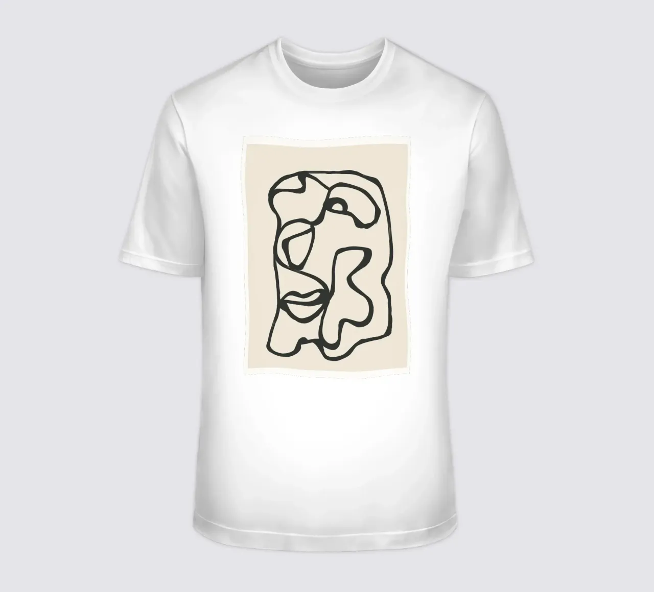 Minimal Abstract Art 7 t-shirt da Nadjaa