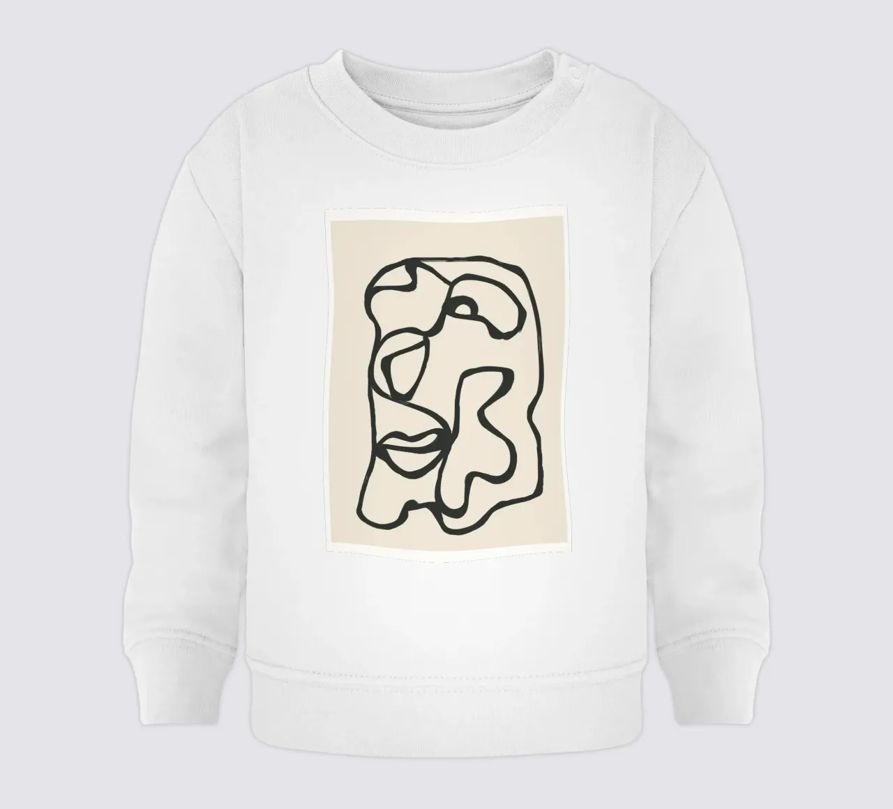 Minimal Abstract Art 7 felpa neonato da Nadjaa