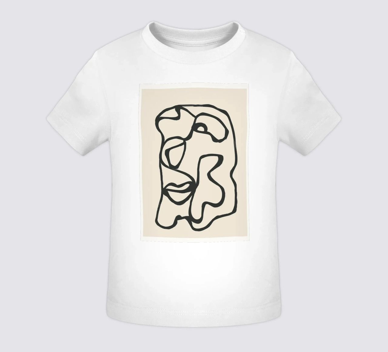Minimal Abstract Art 7 maglietta neonato da Nadjaa