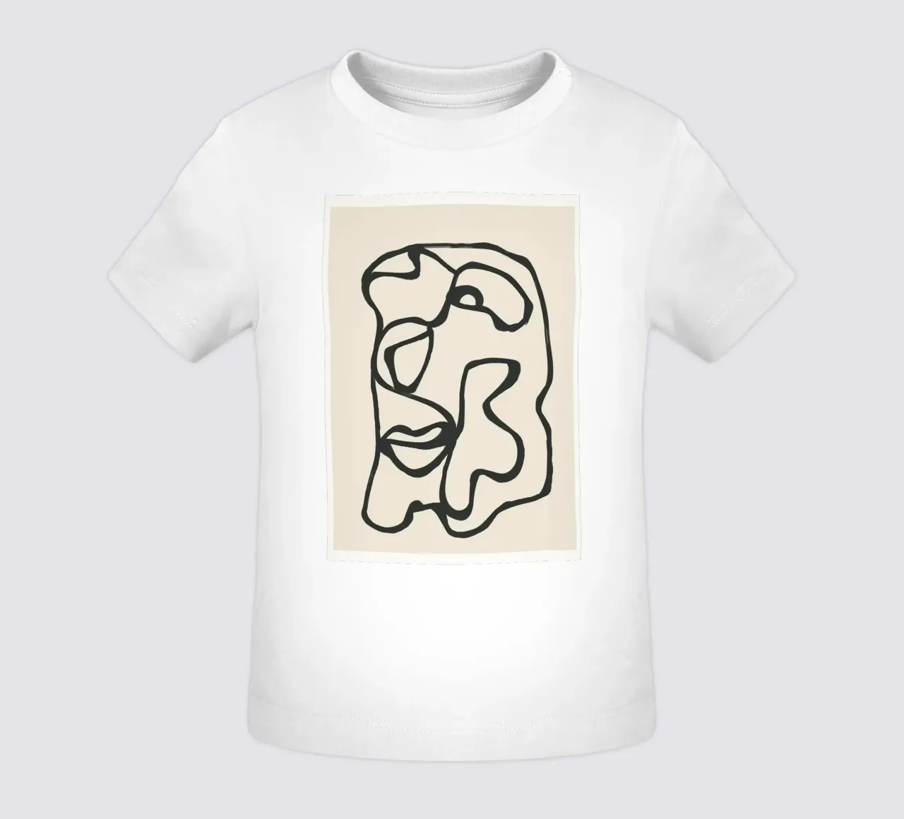 Minimal Abstract Art 7 camiseta de bebé de Nadjaa