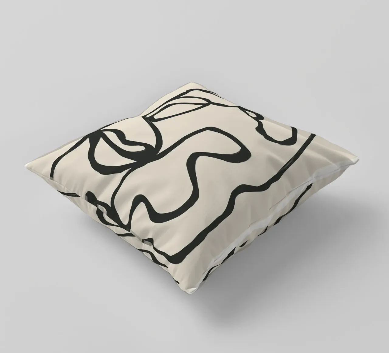 Minimal Abstract Art 7 Kissen von Nadjaa