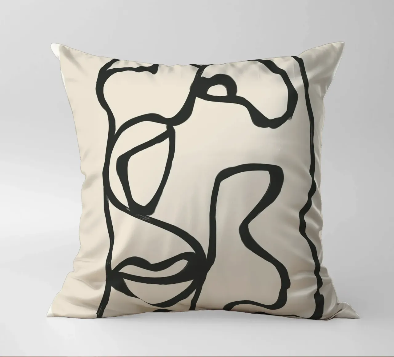 Minimal Abstract Art 7 cuscino da Nadjaa