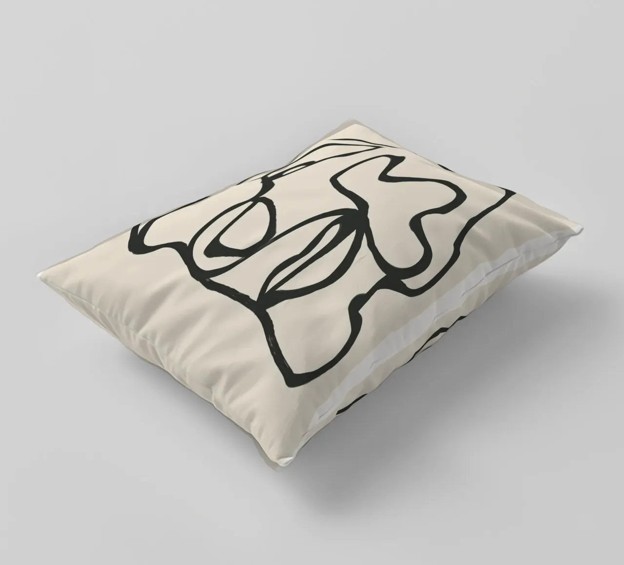 Minimal Abstract Art 7 cuscino da Nadjaa