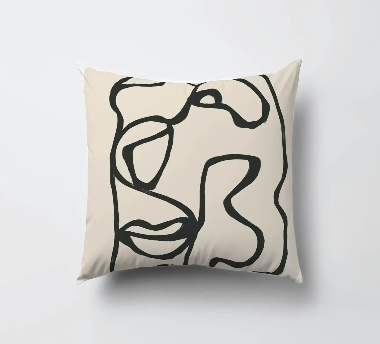 Minimal Abstract Art 7 Kissen von Nadjaa