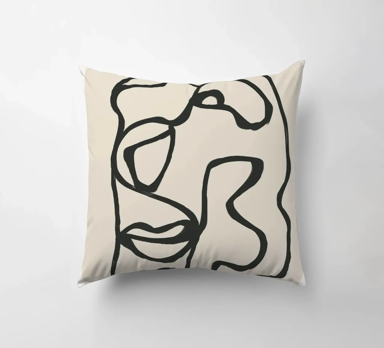 Minimal Abstract Art 7 cuscino da Nadjaa