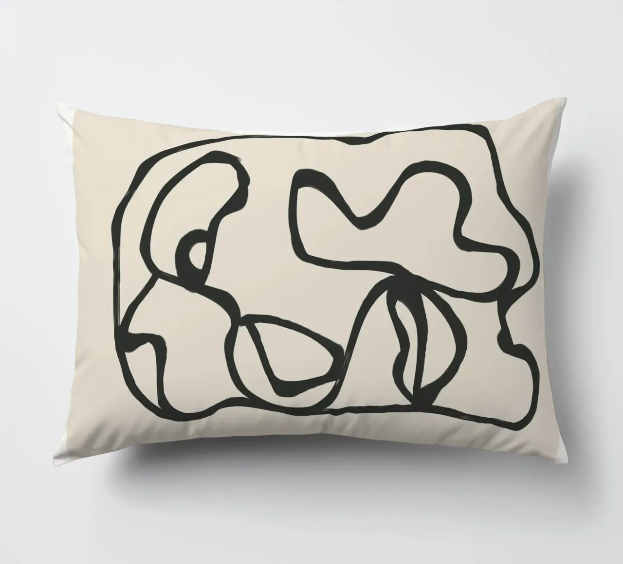 Minimal Abstract Art 7 cuscino da Nadjaa