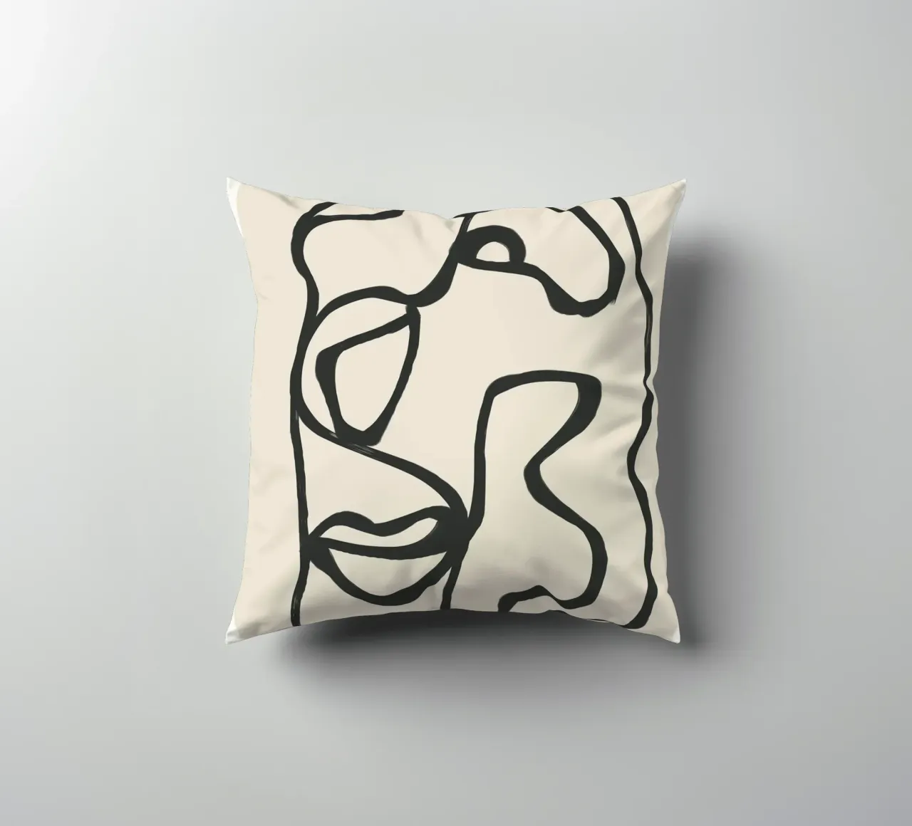 Minimal Abstract Art 7 Kissen von Nadjaa