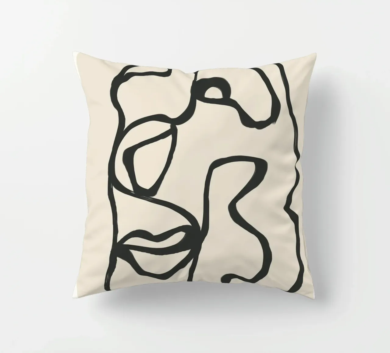 Minimal Abstract Art 7 cuscino da Nadjaa