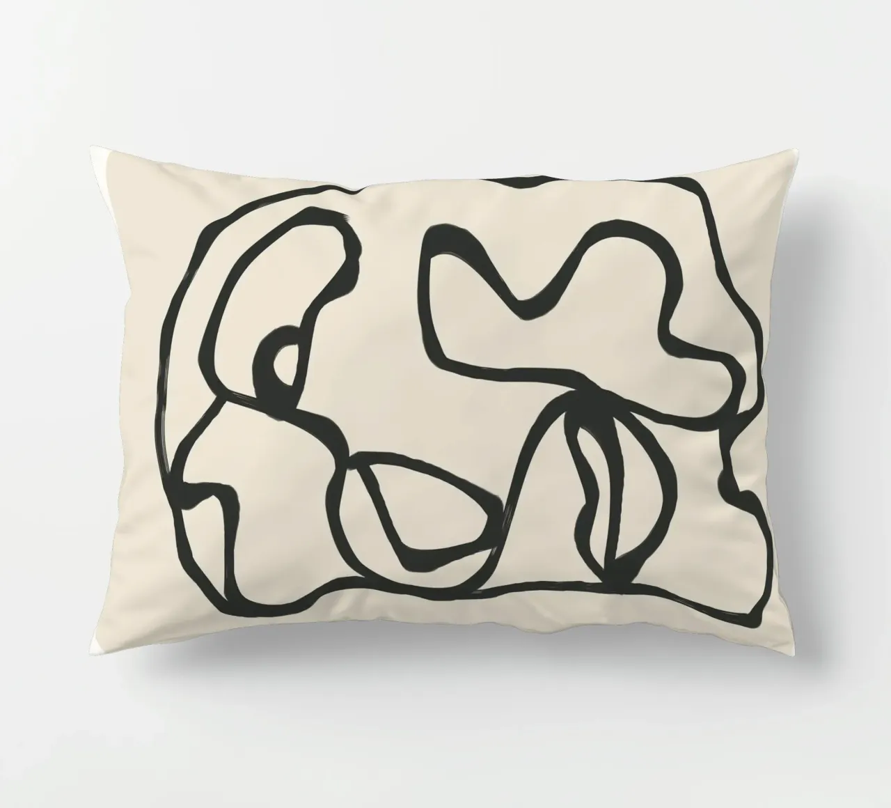 Minimal Abstract Art 7 cuscino da Nadjaa