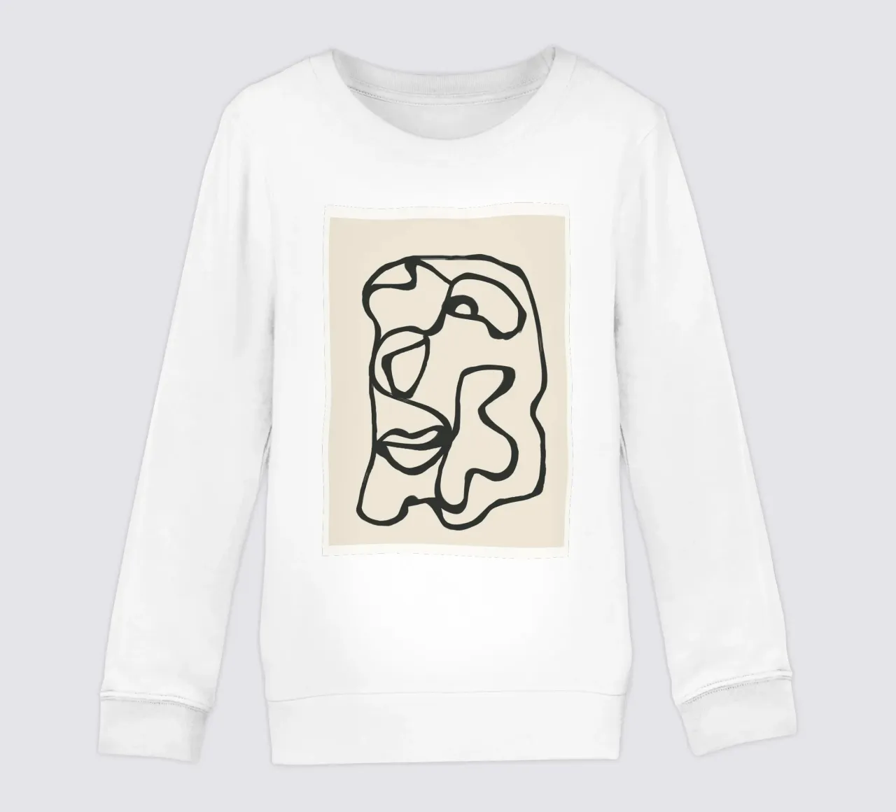 Minimal Abstract Art 7 sudadera para niño de Nadjaa