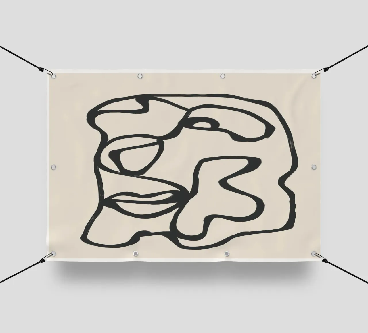 Minimal Abstract Art 7 telo in pvc da Nadjaa