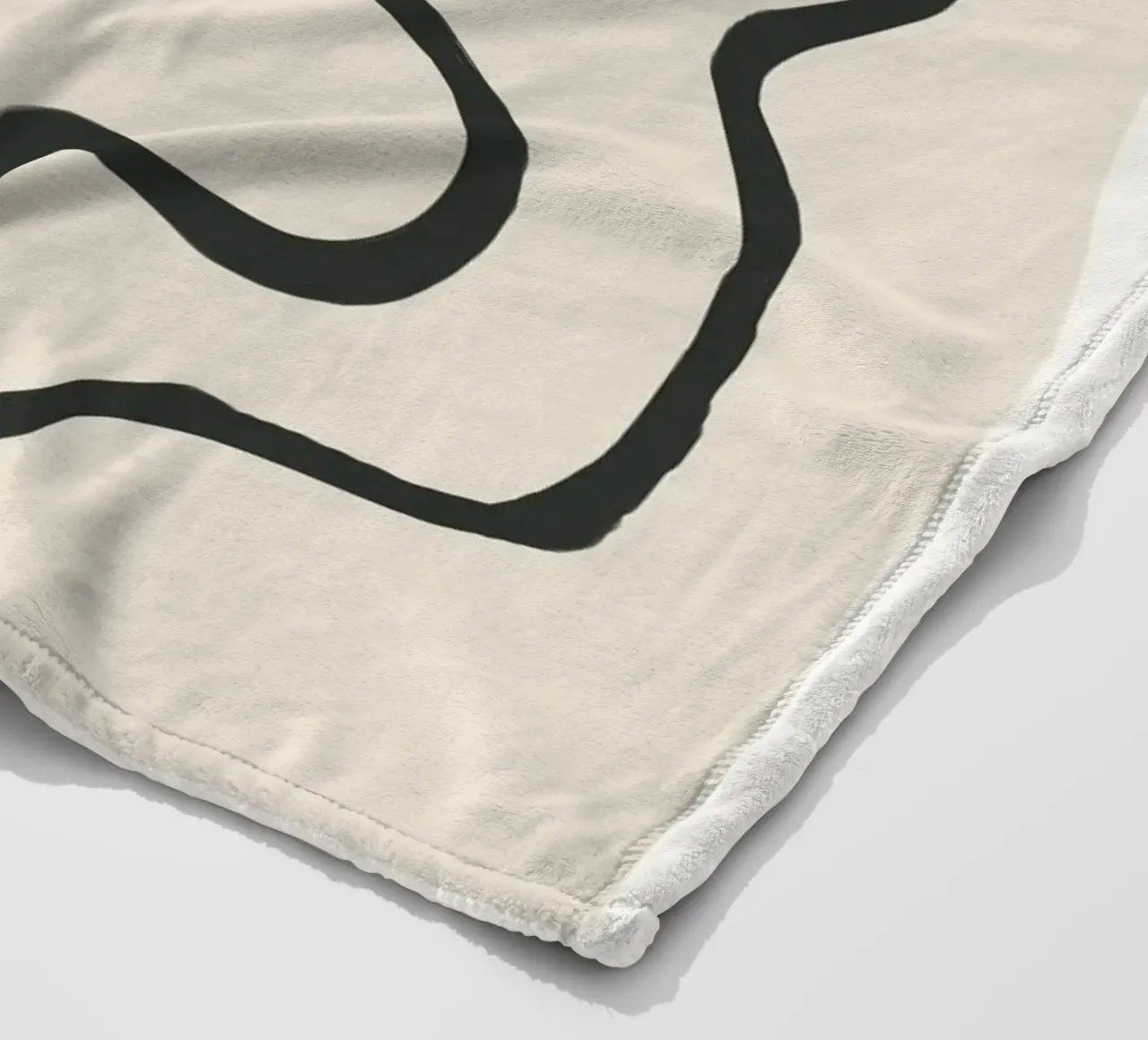 Minimal Abstract Art 7 coperta in pile da Nadjaa