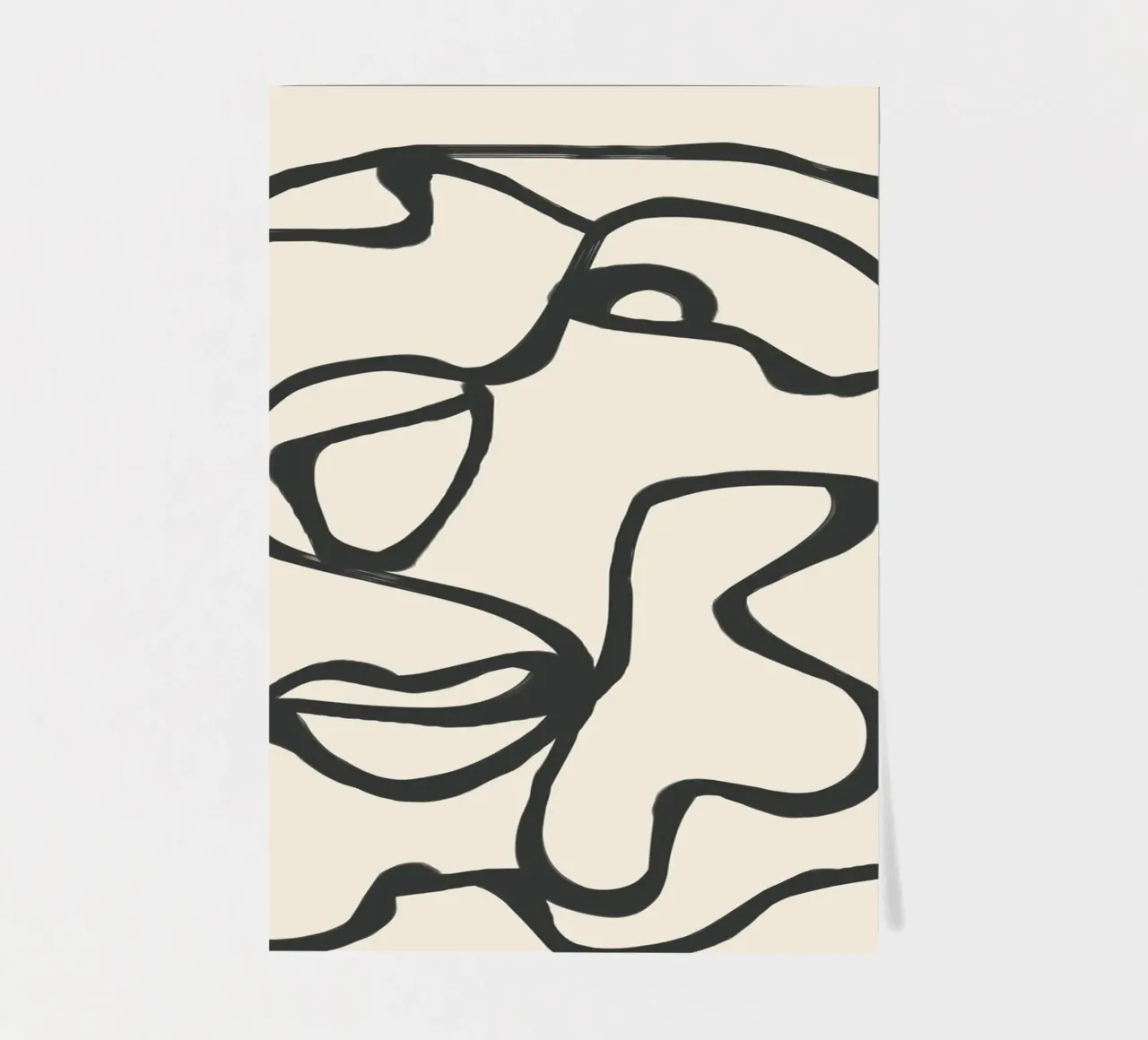 Minimal Abstract Art 7 foglio adesivo da Nadjaa
