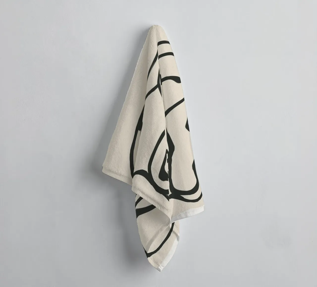 Minimal Abstract Art 7 badhanddoek van Nadjaa