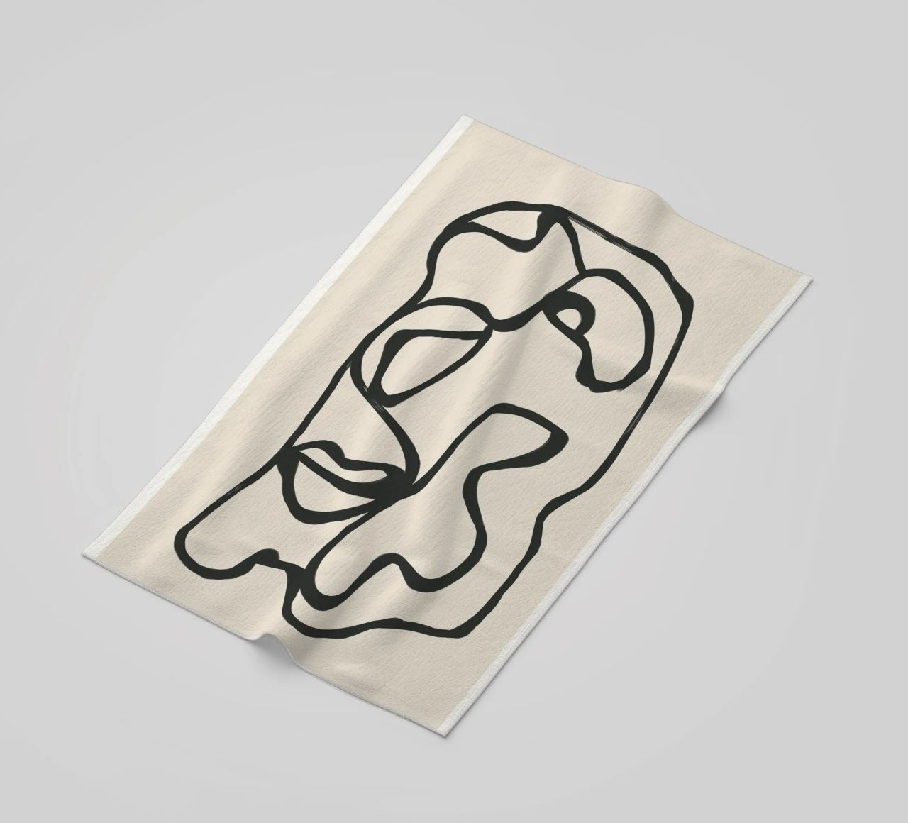 Minimal Abstract Art 7 telo mare da Nadjaa