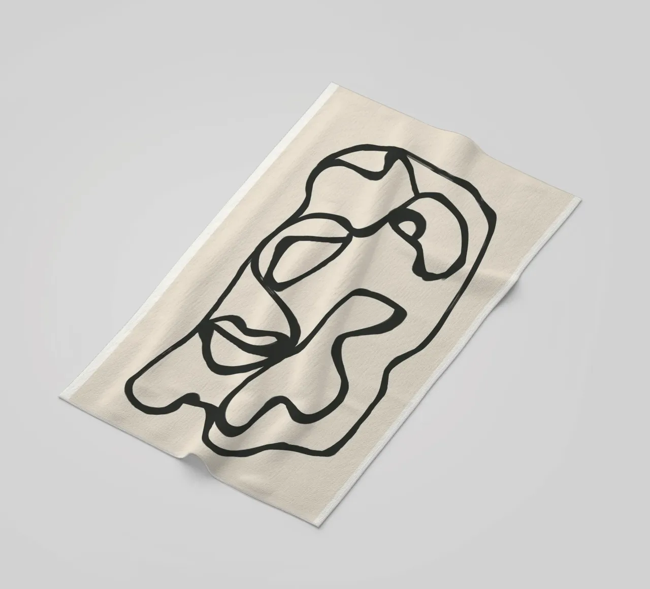 Minimal Abstract Art 7 telo mare da Nadjaa