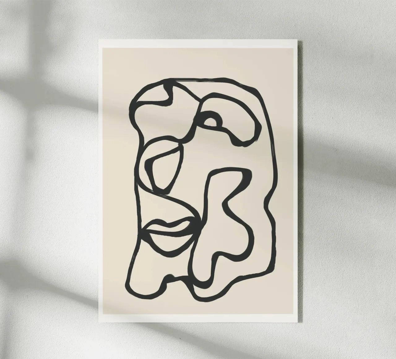 Minimal Abstract Art 7 Acryl-Glas von Nadjaa