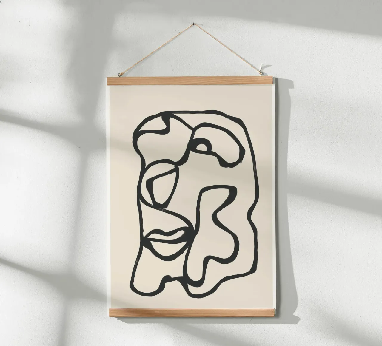 Minimal Abstract Art 7 carta hahnemühle da Nadjaa