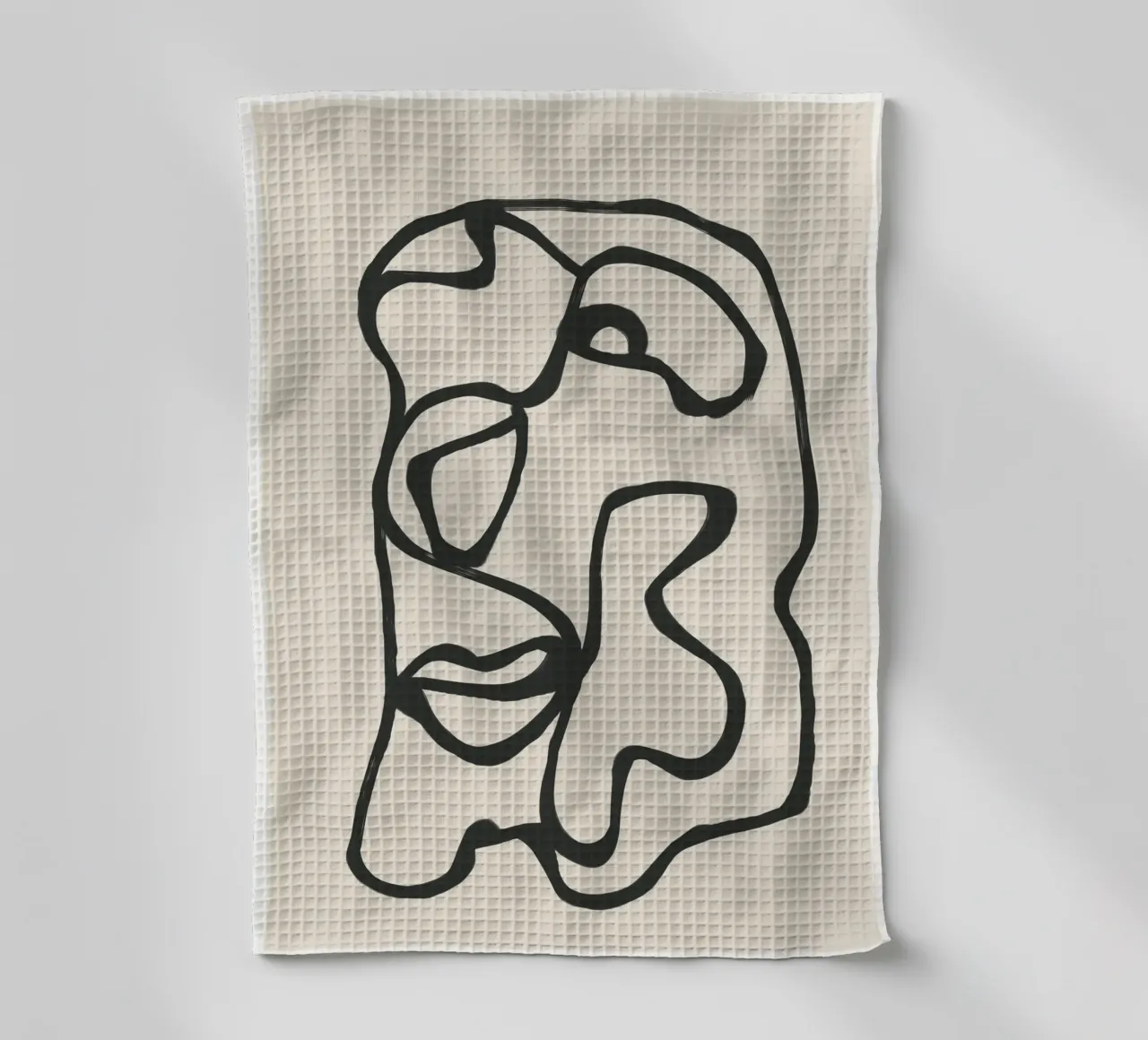 Minimal Abstract Art 7 torchon de Nadjaa