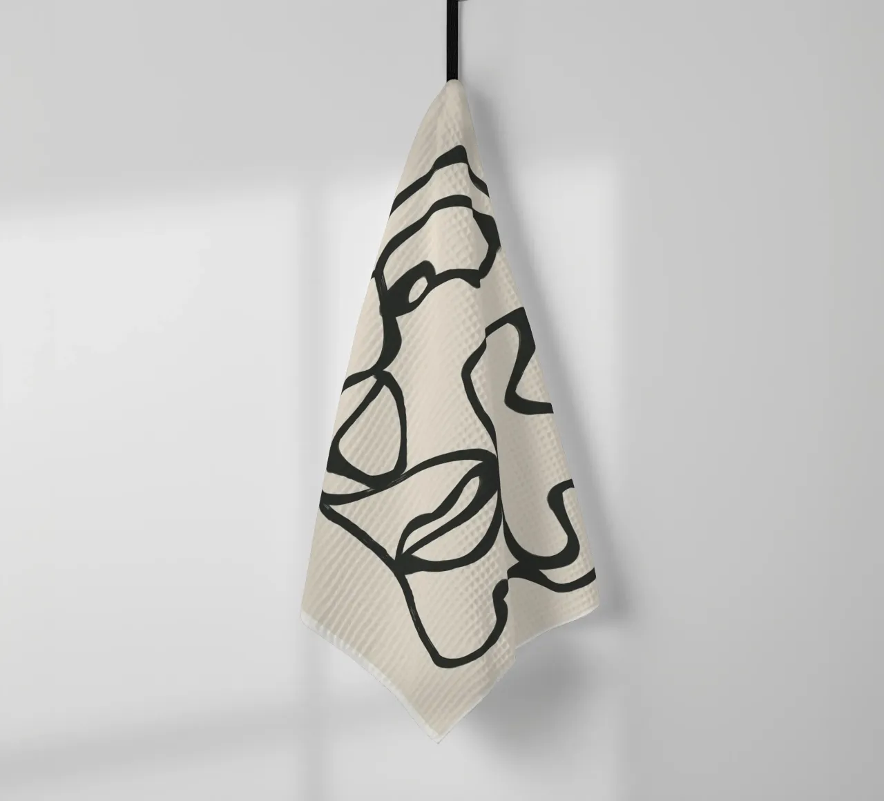 Minimal Abstract Art 7 torchon de Nadjaa