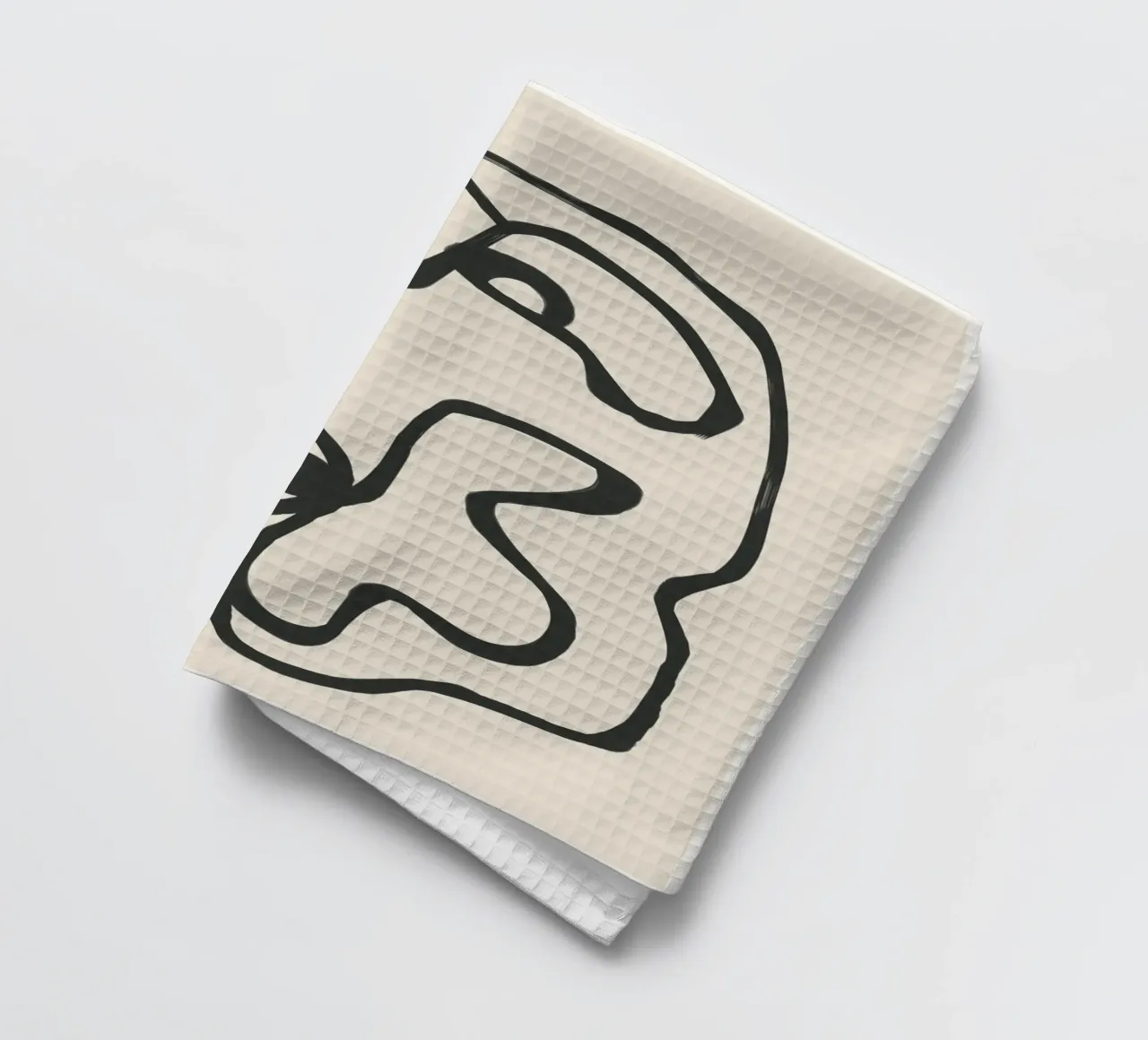 Minimal Abstract Art 7 torchon de Nadjaa