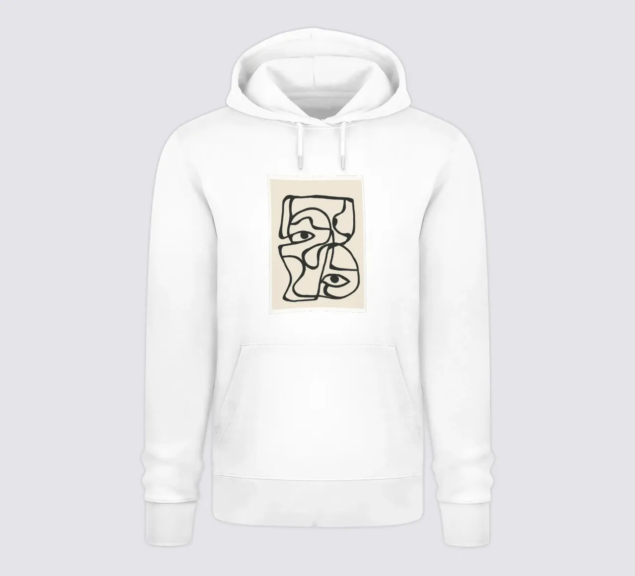 Minimal Abstract Art 8 sweat à capuche de Nadjaa
