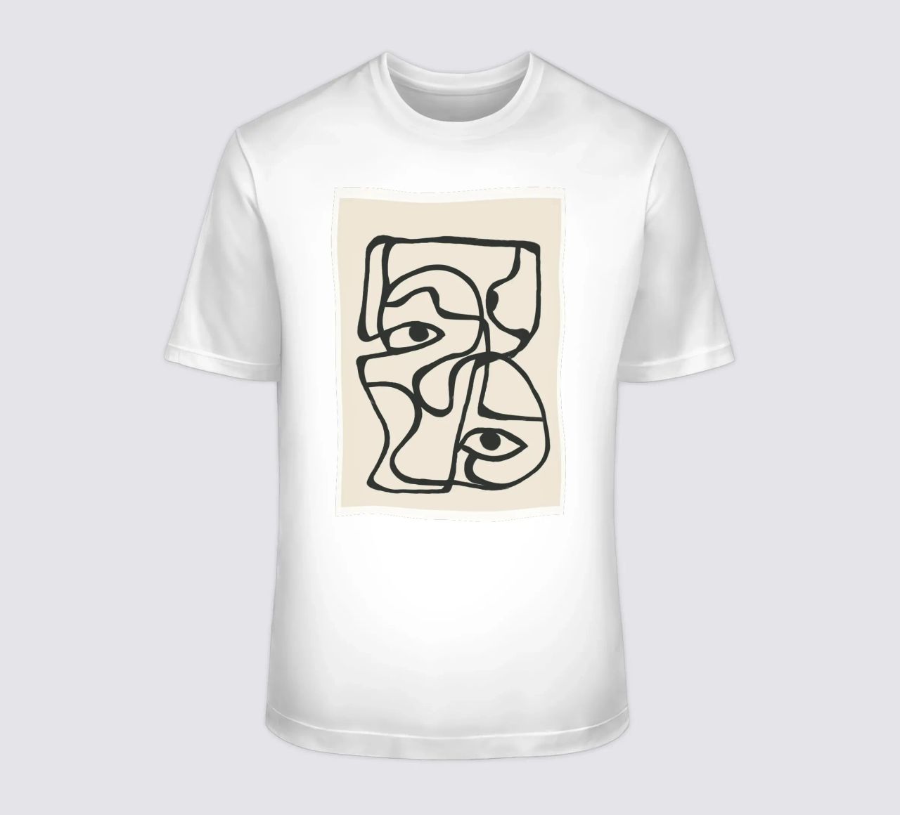 Minimal Abstract Art 8 t-shirt da Nadjaa