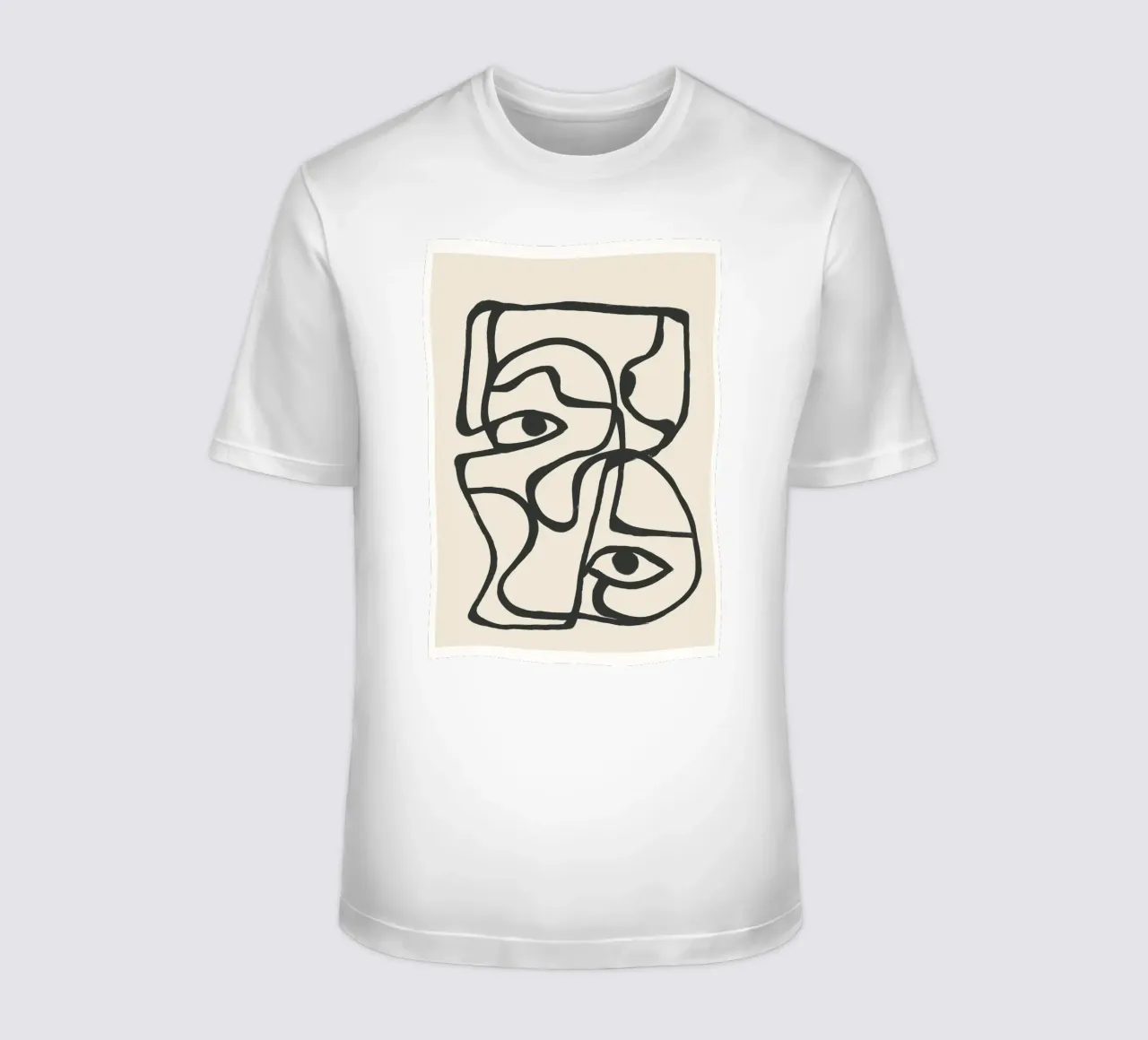Minimal Abstract Art 8 t-shirt da Nadjaa