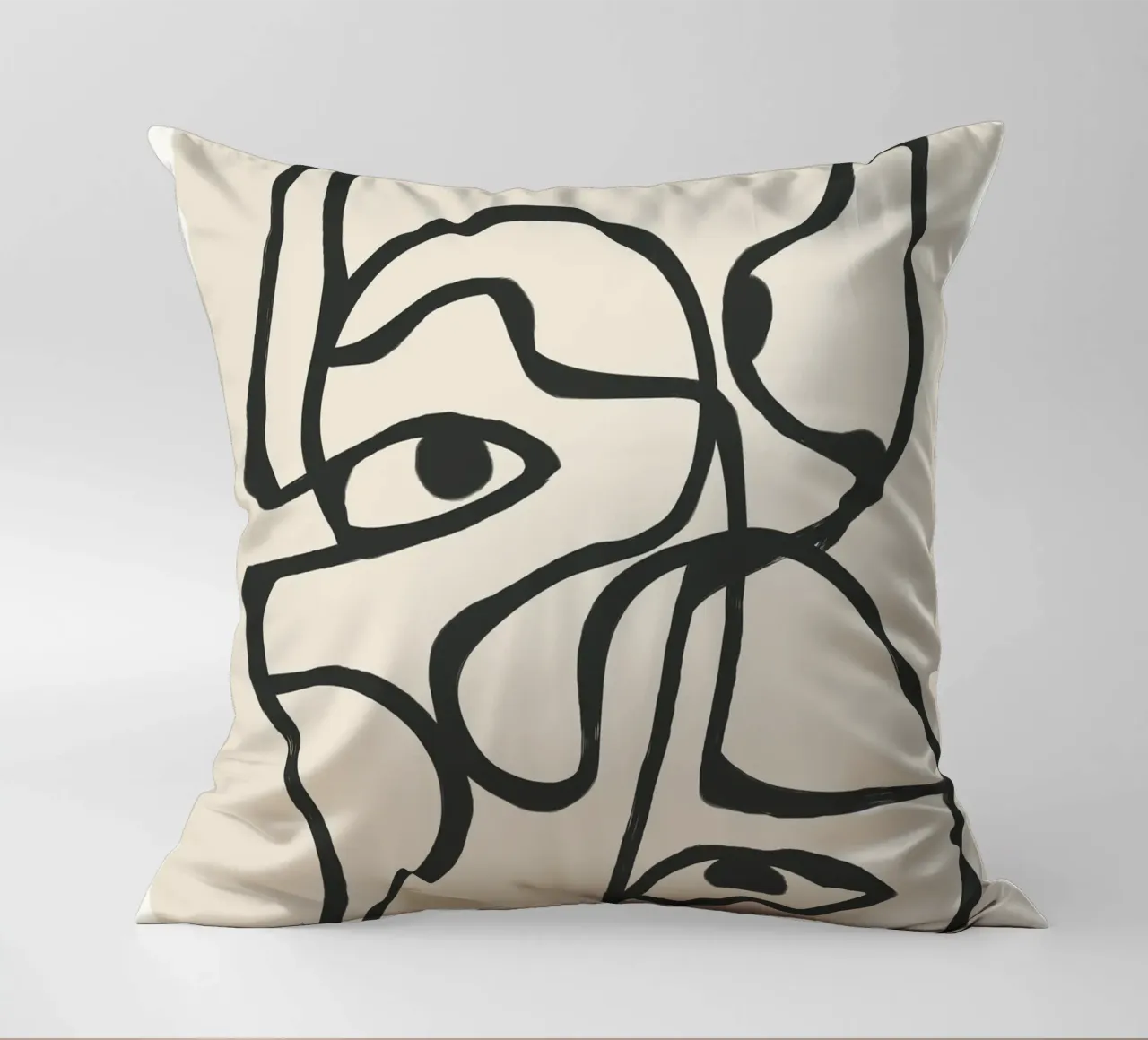 Minimal Abstract Art 8 Kissen von Nadjaa