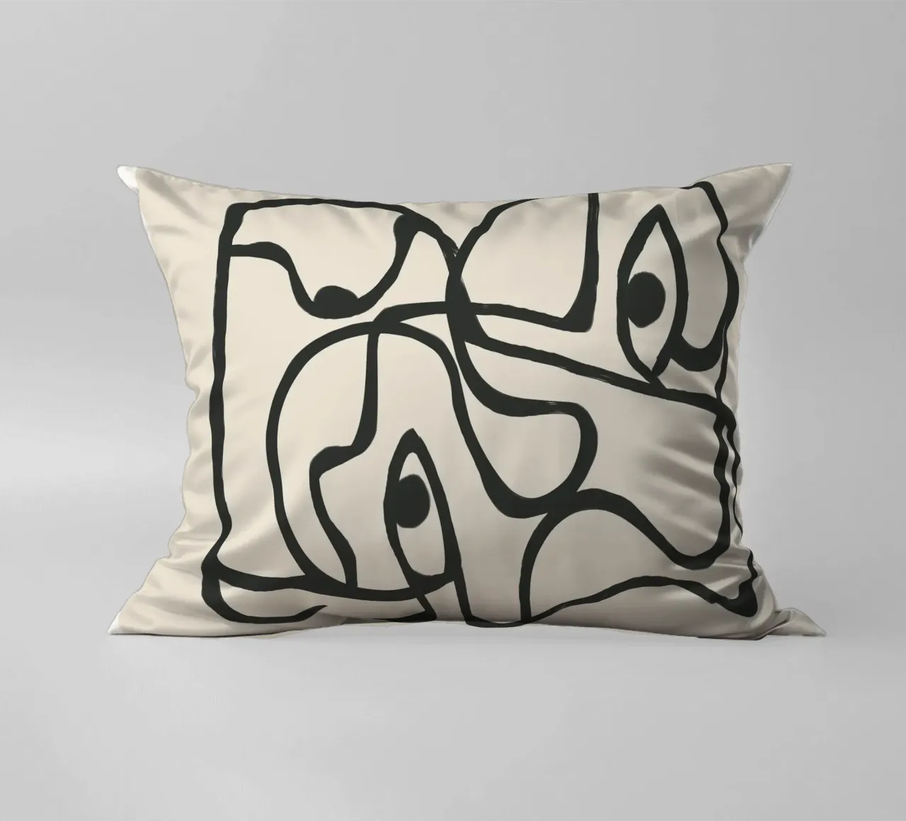 Minimal Abstract Art 8 cuscino da Nadjaa