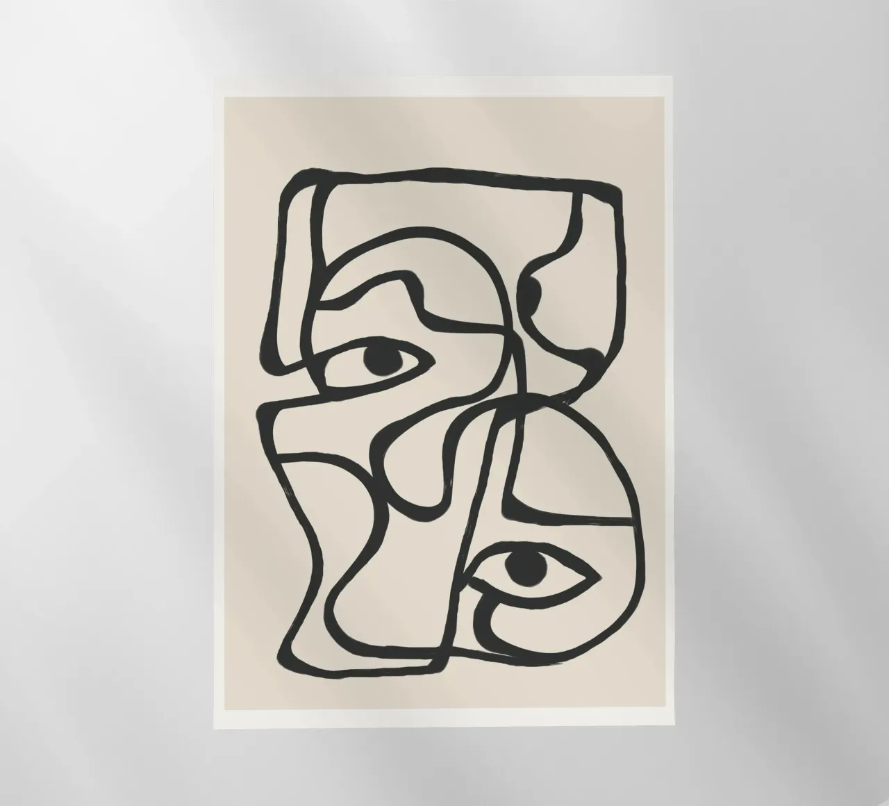 Minimal Abstract Art 8 pellicola backlit da Nadjaa