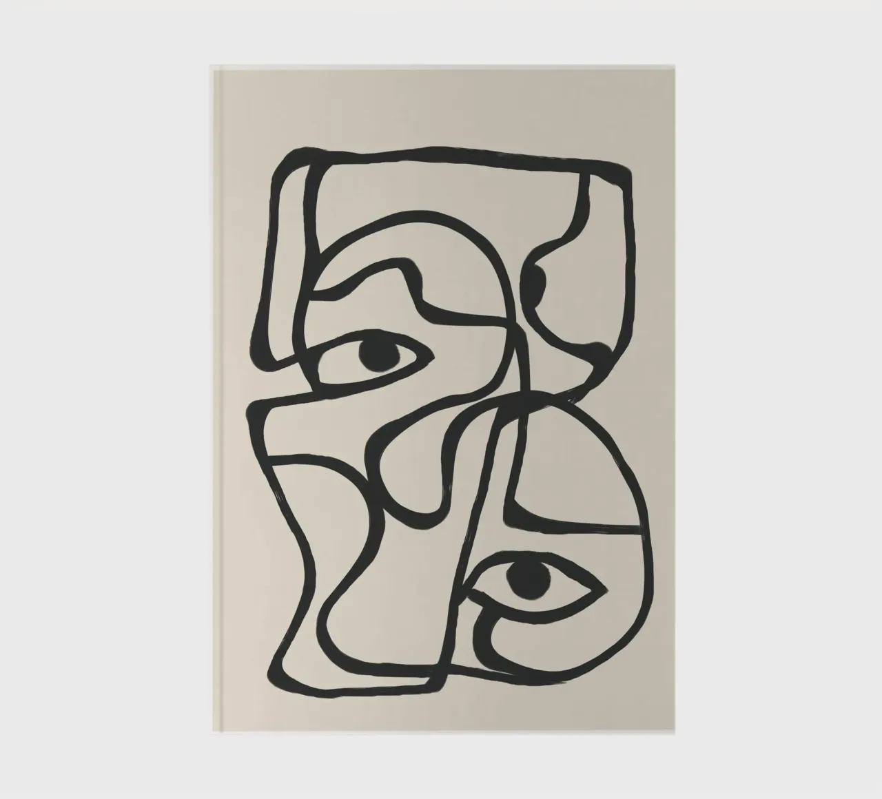 Minimal Abstract Art 8 diario da Nadjaa