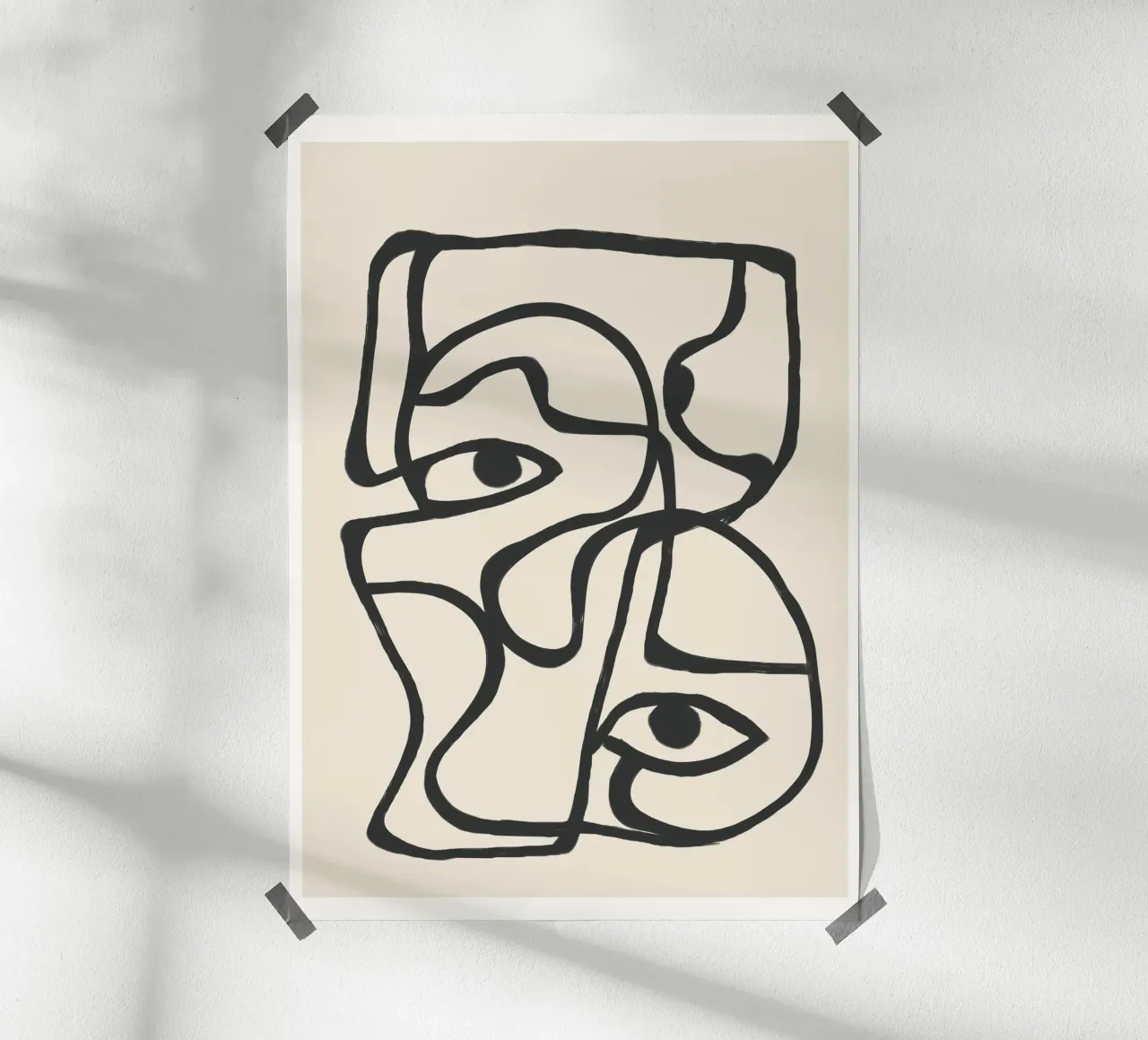 Minimal Abstract Art 8 carta hahnemühle da Nadjaa